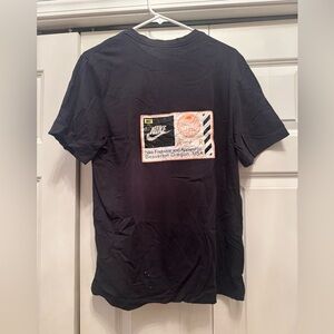 NIKE Tee Air Beaverton Oregon USA Mens T-Shirt Black Size L -SEE DESCRIPTION